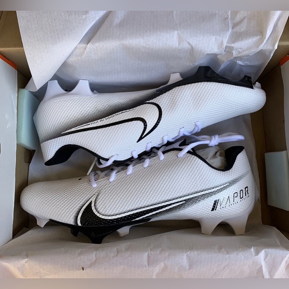 🚫SOLD🚫 Nike Vapor Edge Speed 360 (white w/black) Football Cleats - Men’s Sz 13 - Picture 6 of 13